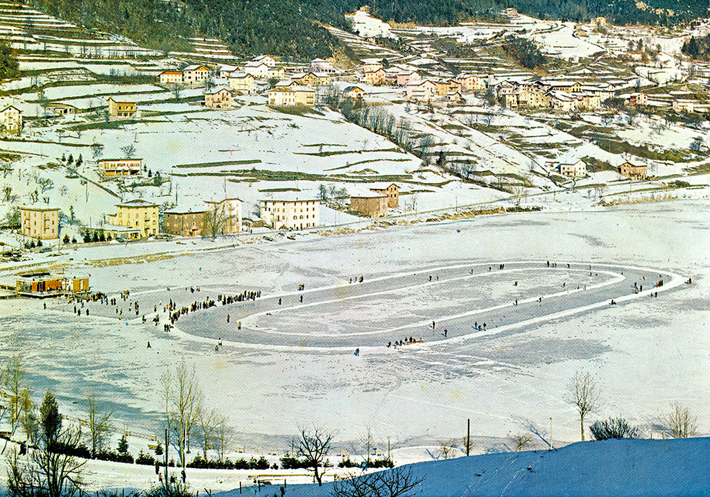 Storia SGT - Ice Rink Piné Lago Serraia circa 1970